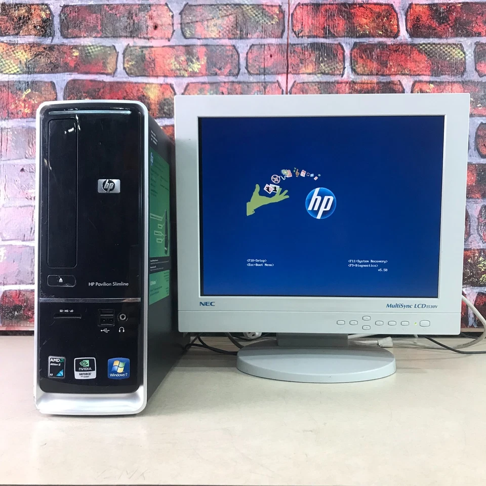 HP Pavilion SFF PC Retro Gaming AMD Athlon 2.80GHz 3GB RAM (Windows 7 64-Bit) - Image 2 of 4