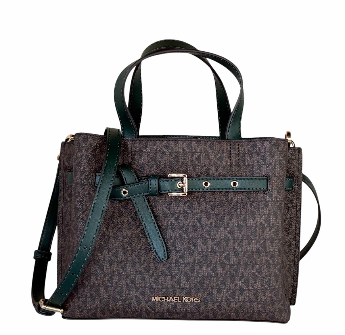 ﾏｲｹﾙ.ｺｰｽ　MICHAEL KORS EMILIA SM SATCHEL Michael Michael Kors Emilia Small Pebbled Leather Satchel