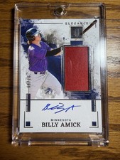 2025 Panini Impeccable - Elegance Jersey Autographs Billy Amick #EJA-BA /99