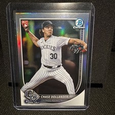 2025 Bowman Chrome - Chase Dollander #62 Sp Rookie Red Rc Variation (RC)