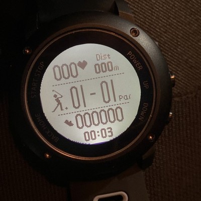 Mens Smartwatch Hr Steps +golf & Strokes  & Sports Bike Climb Swim