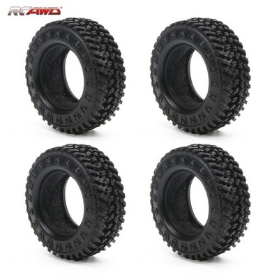 4x Rubber Tire OD 55mm for FMS EAZYRC Roc Hobby FCX24 1-24 Crawler Upgrade Parts