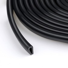 Rubber U Channel Edge Trim, Door Seal Strip, Fits Edge up to 1/16 Inch 1. 6m...