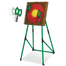 EastPoint Axe Throwing Set, Outdoor Games, Bristle Target  3 Axes, Medium
