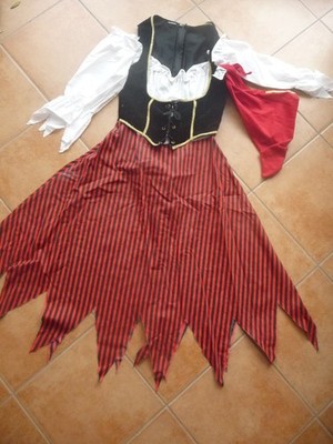 Piratenkostüm Piratin Damen Kostüm Fasching Karneval  Gr .  M 36-38