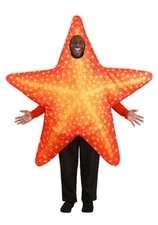 Orange Starfish Adult Costume