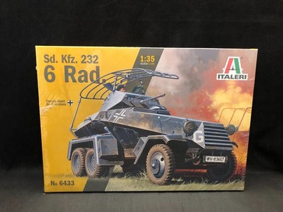 Italeri Sd. Kfz. 232 6 Rad. Armored Car - 1:35 Scale Plastic Model Kit 6433