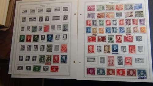 Stampsweis Norway collection on Minkus pages est 374 or so stamps - Picture 3 of 7