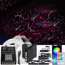 Twinkle Meteor Kit Luce Stella Testata Auto Casa Tetto Plafoniera Fibra Ottica