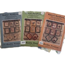 Karen's Kraftwear Monthly Hang-ups Patterns Jan-April & May-Aug Sept-Dec
