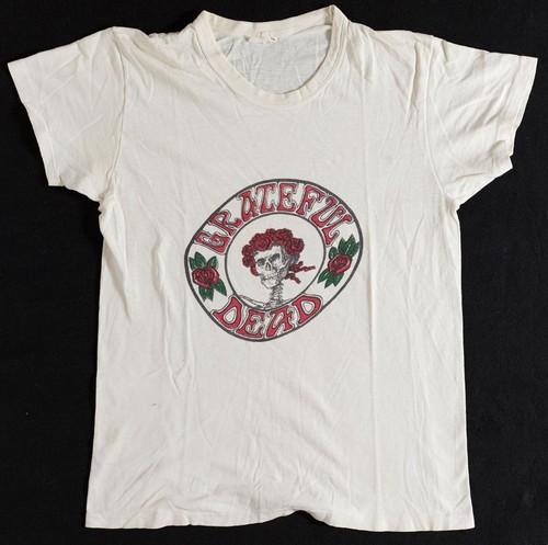 Hanes, RARE! Original 1960's Hanes Grateful Dead Shirt Skull Roses Bertha Stanley Mouse