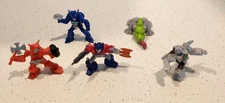 Transformers Tiny Titans Figure Lot Of 5 Mixed 2" Hasbro Robots