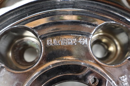 Bentley Arnage PD57154PC Aluminum OEM  18 x 8 Wheel Rim Chrome with CENTER Cap - Picture 11 of 11