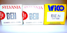 Lot of three 3 BEH Sylvania projector lamps / 150 w / 120 v / unused in boxes