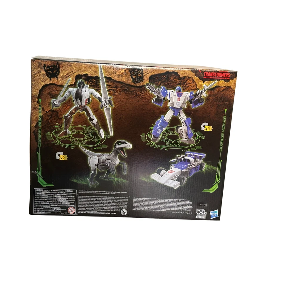 Transformers Figuren Grimlock Mirage Battle Across Time Deluxe 2-Pack Hasbro NEU - Bild 2 von 4
