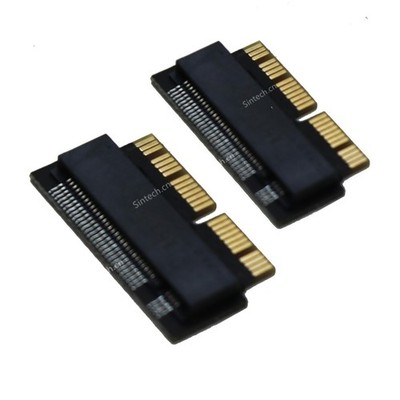 2 PCS NGFF M.2 nVME SSD Upgrade Adapter Card For MacBook Air Pro 20132016