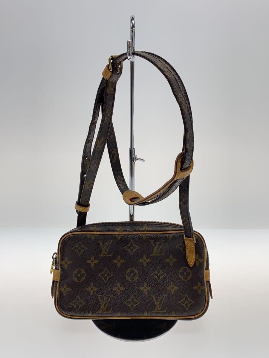 LOUIS VUITTON Pochette Marly Bandouli re Monogram Canvas BRW PVC BRW
