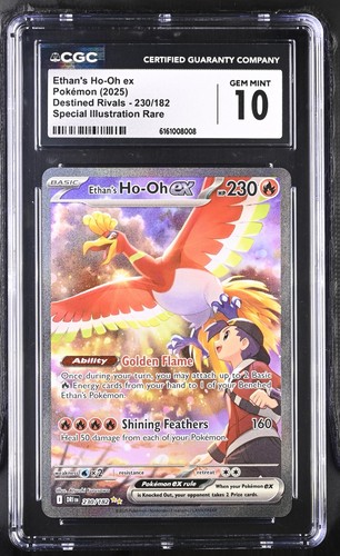 Ethan's Ho-Oh ex graded CGC 10 for sale on eBay