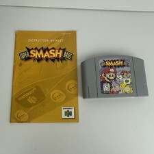 Super Smash Bros Nintendo 64 N64 Game Cartridge Tested Cartridge Booklet