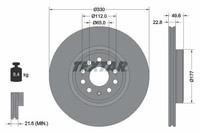 2X Textar Bremsscheibe 92327103 FüR VW
