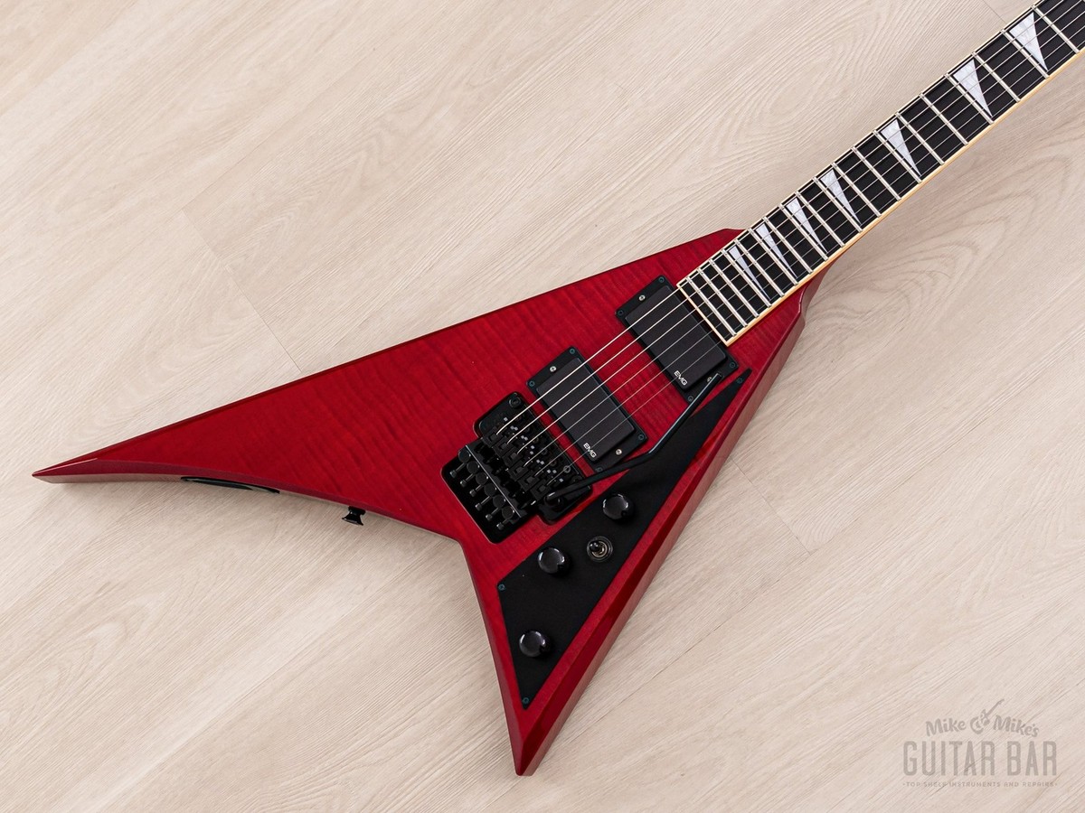 2008 Jackson Stars Randy Rhoads RR-J1E Flying V Trans Red