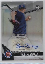 2021 Bowman Platinum Top Prospects Auto Burl Carraway #TOP-3 Auto 0v8s