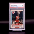 PSA 9 Michael Jordan 1990 Fleer #26 ERROR CARD (No Line On Back) Chicago Bulls