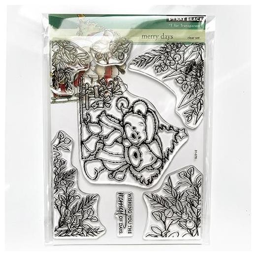Penny Black Clear Stamps - Merry Days 31-075