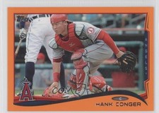 2014 Topps Factory Set Orange 40/199 Hank Conger #549 0h1