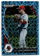 2021 Panini Prizm Draft #PDP52 Cody Morissette Carolina Blue Velocity Prizm