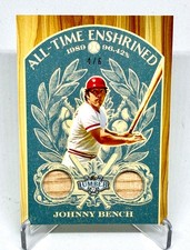 2025 Johnny Bench Leaf Lumber All-Time Enshrined Dual Relic /6