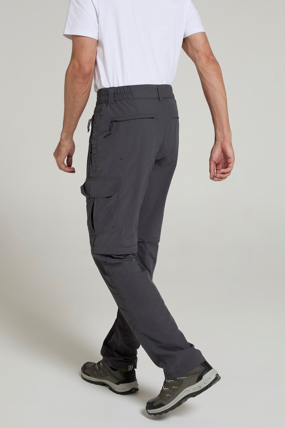 Mountain Warehouse Mens Explore Zip Off Trouser Convertible Trekking Bottoms image 5