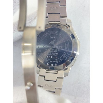 時計 CASIO OCEANUS OCW-T410 Casio Oceanus OCW-T410 Green Dial Silver Band Used with Box