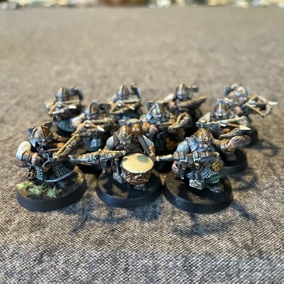 warhammer Dwarves Dwarf archers fantasy Wfb Plastic Oop X10 Rare Gw