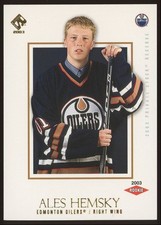 Ales Hemsky #162 2002-03 Pacific Private Stock Reserve Rookie Oilers SP RC  /99 