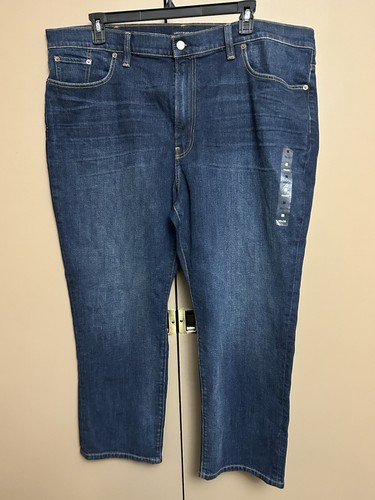 LUCKY BRAND Athletic Fit Stretch Men’s Dark Wash Jeans 46 x 28 Zip Fly NWT