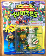 1991 Vintage Playmates TMNT Head Droppin' Raph Action Figure punched BRAND NEW