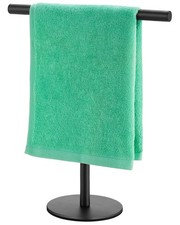 Hand Towel Holder for Bathroom, T-Shape Free Standing Towel Bar Rack Stand, Matt
