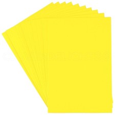 10 PCS 8x12 Inch Yellow Foam Sheets Large Self Adhesive Craft Padding
