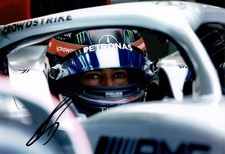 George Russell Signed 12x8 Photo – Mercedes F1 – AFTAL COA Autograph (3609)