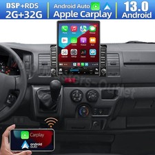 Android 13 CarPlay Car Radio Stereo GPS RDS Head Unit For Toyota Hiace 2006-2019