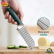Stainless Steel Wavy Utility Knife   Creative...