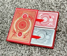 Christian Louboutin Spike Box Playing Cards 2 Decks Red Limited Edition RARE