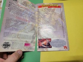 Dragon Force (Sega Saturn, 1996) Manual Only