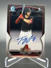 2023 Bowman Draft TOMMY TROY Chrome 1st AUTO RC Autograph Diamondbacks