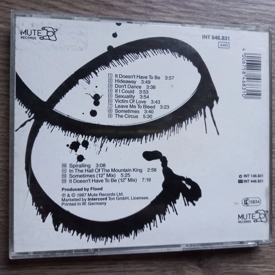 Erasure - Circus - CD 1987 - Bild 2 von 2