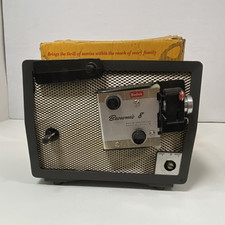 Kodak Brownie 8 Model 10 8mm Desktop Movie Projector MPN 208 w/ Box Reels