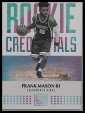 Frank Mason III - 2017-18 Panini Status Rookie Credentials #28 Kings