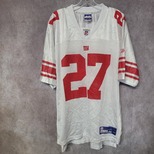 Autographed Reebok NFL New York Giants Brandon Jacobs 27 Signed Jersey Mens L