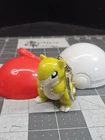 Vintage 1999 Burger King Pokemon Sandshrew Keychain Toy in Pokeball Capsule